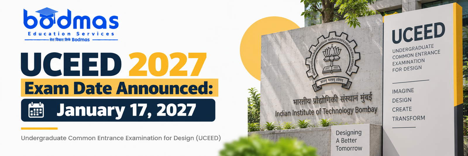 UCEED 2027 Exam Date Announced: Check Exam Date and Key Details